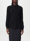 Elisabetta Franchi Hemdbluse  Damen Farbe Schwarz In Schwarz