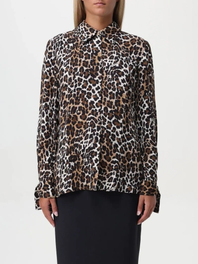 Elisabetta Franchi Shirt  Woman Color Brown In Braun