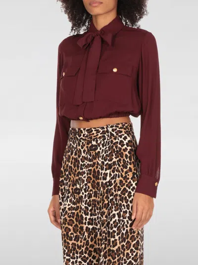 Elisabetta Franchi Hemdbluse  Damen Farbe Burgunderrot In Bordeaux