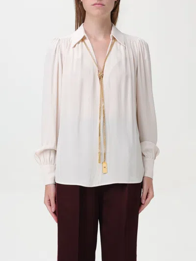 ELISABETTA FRANCHI SHIRT ELISABETTA FRANCHI WOMAN COLOR BUTTER,416151152