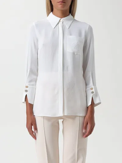 Elisabetta Franchi Shirt  Woman Color Ivory In Avorio