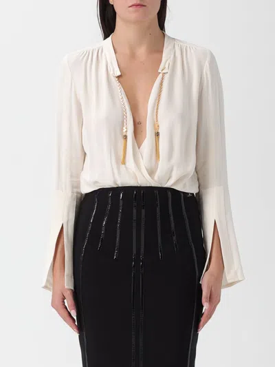 Elisabetta Franchi Shirt  Woman Color Milk In White