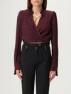 Elisabetta Franchi Shirt  Woman Color Red Purple In Purple