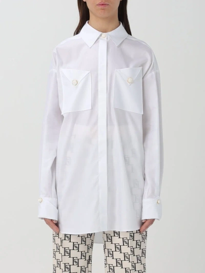 Elisabetta Franchi Shirt  Woman Color White