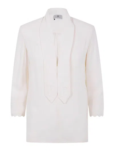ELISABETTA FRANCHI CAMISA - BLANCO