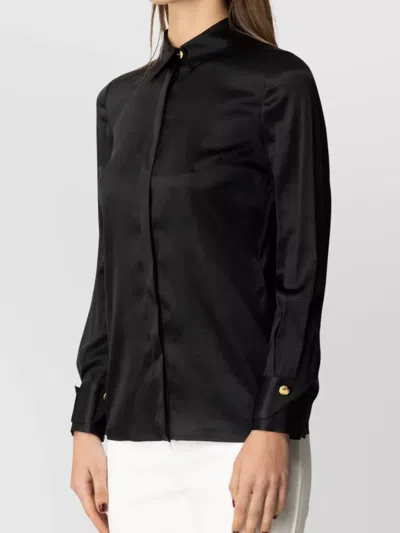 ELISABETTA FRANCHI SHIRT WITH LONG SLEEVES AND POINTED COLLAR
