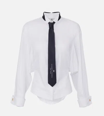 ELISABETTA FRANCHI ELISABETTA FRANCHI SHIRT WITH TIE