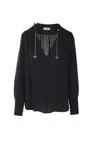 Elisabetta Franchi Shirts In Black