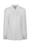 Elisabetta Franchi Collared Neck Long Sleeve Cape Sleeves