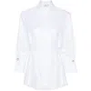 Elisabetta Franchi Chevron-pattern Poplin Shirt