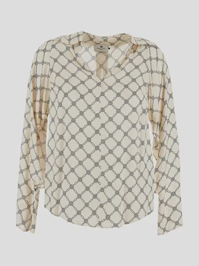 Elisabetta Franchi Shirts In Beige