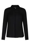 Elisabetta Franchi Georgette Shirt In Black