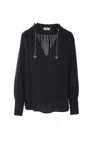 Elisabetta Franchi Shirts In Black
