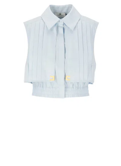 Elisabetta Franchi Shirt  Woman Color Gnawed Blue In Gnawed Blue