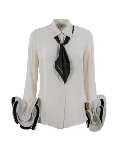 Elisabetta Franchi Shirts In Beige