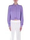 Elisabetta Franchi Shirts In Iris Blu