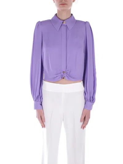 Elisabetta Franchi Shirts In Iris Blu
