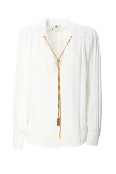 Elisabetta Franchi Shirts Ivory