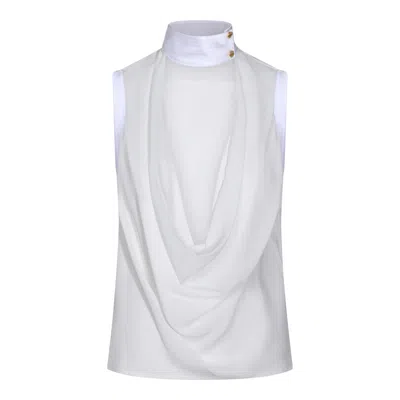 Elisabetta Franchi Shirts Light And Natural In White