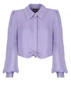 ELISABETTA FRANCHI ELISABETTA FRANCHI SHIRTS PURPLE