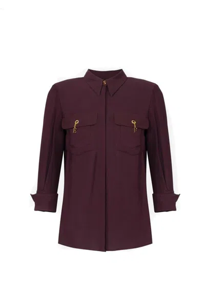 Elisabetta Franchi Shirts In Purple