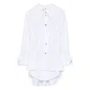 Elisabetta Franchi Embellished-cuff Shirt In White