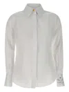 Elisabetta Franchi Shirt With Classic Collar In White