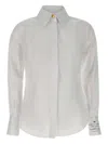 Elisabetta Franchi Shirt With Classic Collar In White