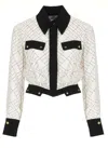 Elisabetta Franchi Long Sleeve Shirt With Elasticated Hem And Pockets In Multi