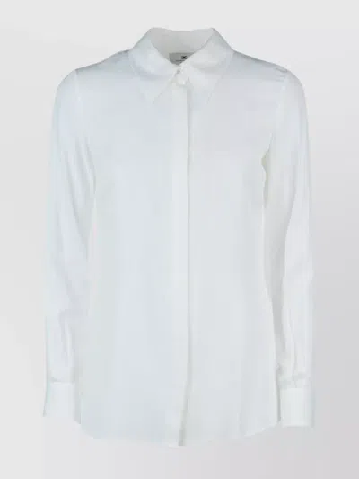 ELISABETTA FRANCHI SHIRTS WITH LONG SLEEVES AND STRUCTURED COLLAR