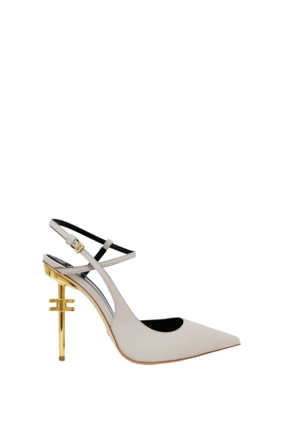 Elisabetta Franchi High Heel Shoes  Woman In Butter