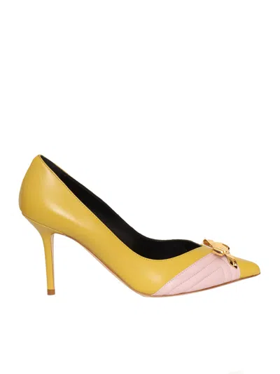 ELISABETTA FRANCHI YELLOW PUMPS SHOES