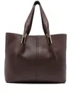 Elisabetta Franchi Shopping Bag In Burgundy