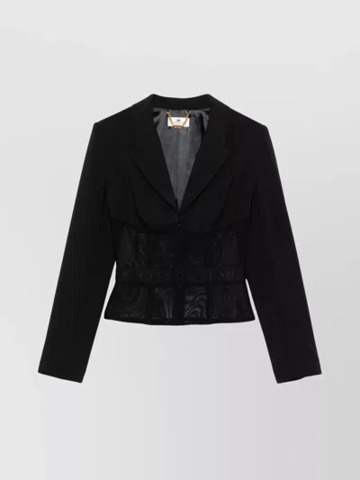 ELISABETTA FRANCHI SHORT CORSET STYLE JACKET