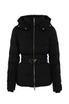Elisabetta Franchi Logo-jacquard Jacket In Nero