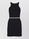 Elisabetta Franchi Short Dress Belted Waist