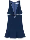 Elisabetta Franchi Short Dress Clothing In Blue