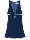 Elisabetta Franchi Short Dress Clothing In Blue