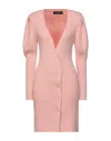 Elisabetta Franchi Short Dresses In Salmon Pink