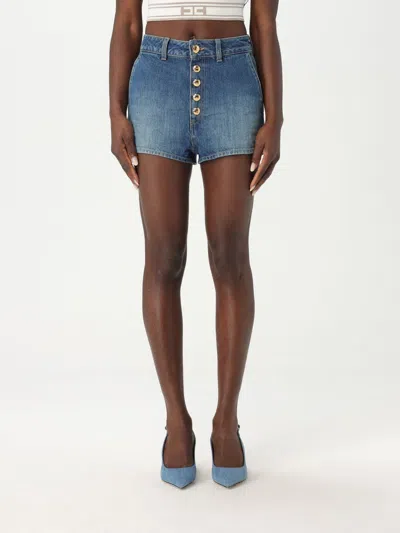 ELISABETTA FRANCHI SHORT ELISABETTA FRANCHI WOMAN COLOR BLUE,G66809009