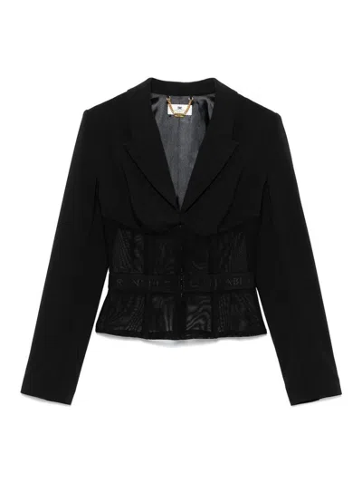 Elisabetta Franchi Short Jacket In Black