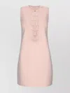 Elisabetta Franchi Abito Corto Maglia Dettaglio Fiochetti