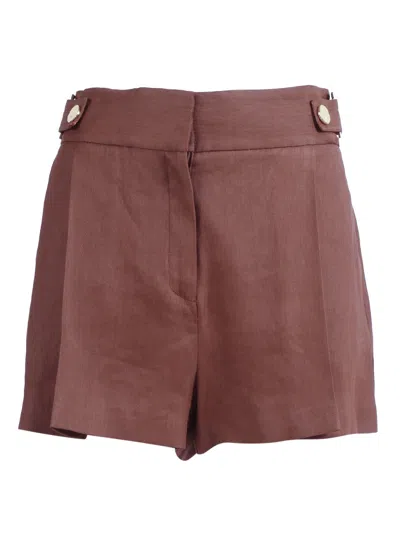 Elisabetta Franchi Short In Animal Print