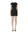 Elisabetta Franchi Stretch Viscose Dress With Logo In Nude