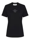 Elisabetta Franchi Short-sleeve Print T-shirt In Black