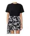 Elisabetta Franchi Short-sleeved T-shirt In Black