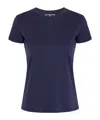 Elisabetta Franchi Short-sleeved T-shirt In Blue