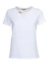 Elisabetta Franchi Short-sleeved T-shirt In White