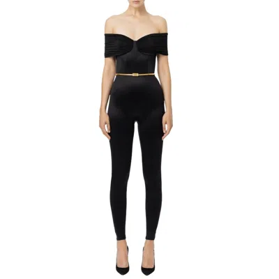 Elisabetta Franchi Short Sleeves Woman  - Suit - Black