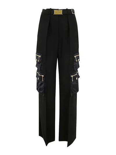 Elisabetta Franchi Cargo Pants In Black